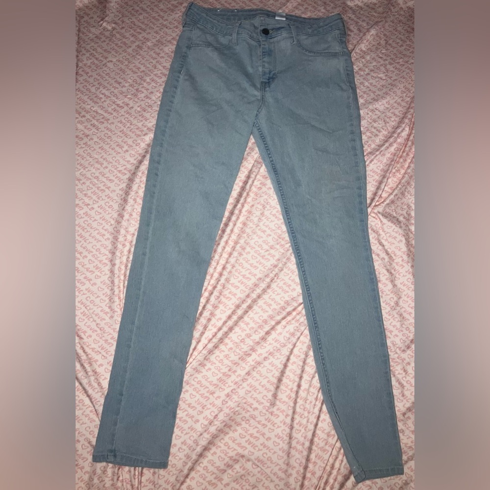 &Denim Light Blue Skinny Jeans